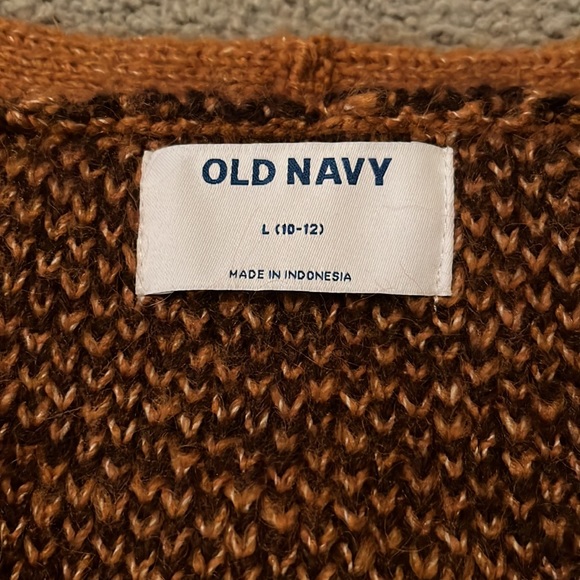 old navy tiger print sweater, size girls large - Picture 2 of 3